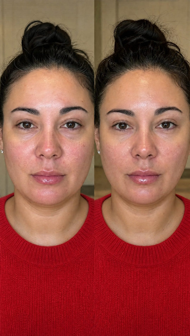 Before and after — Morning-after puff gone before the coffee’s done.